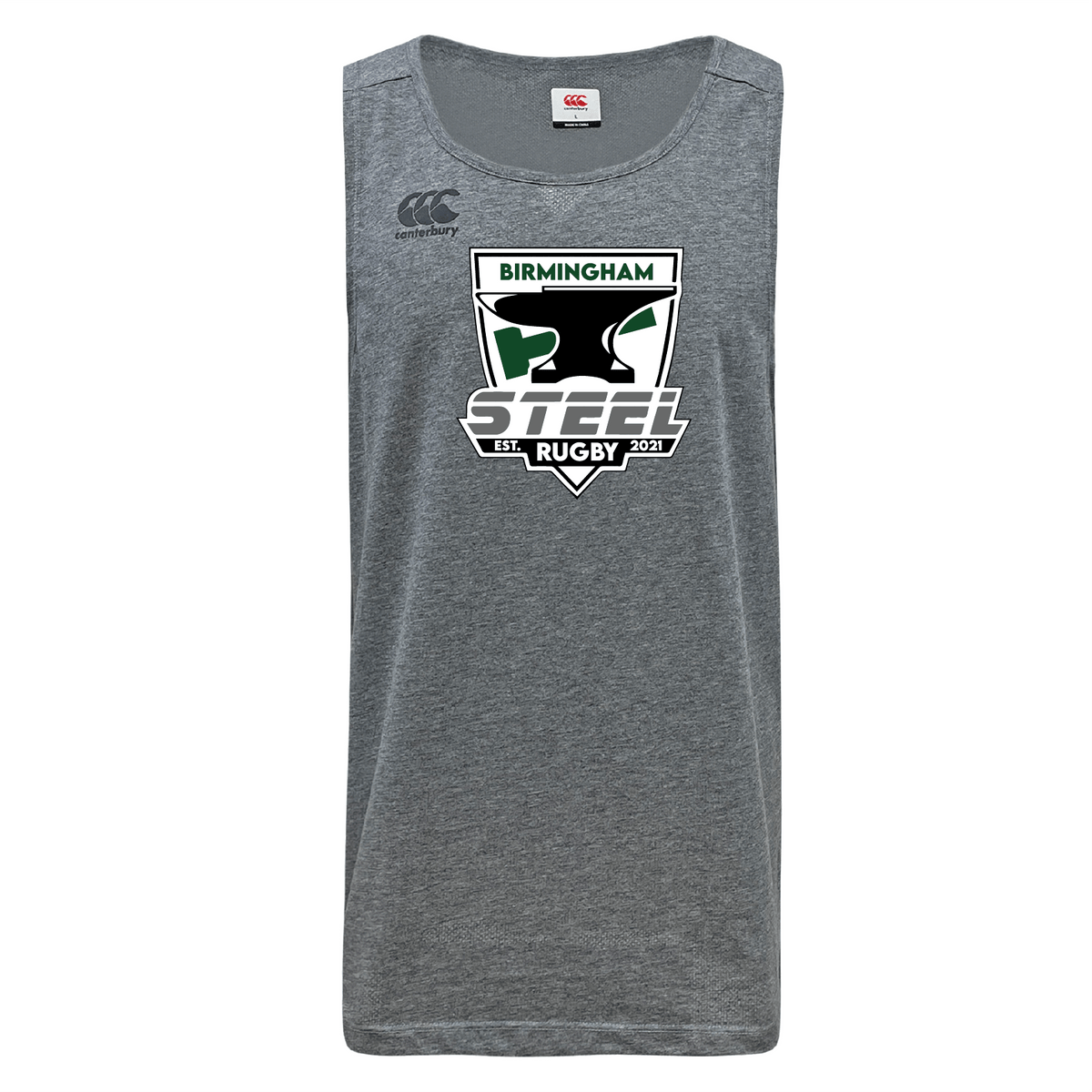 Birmingham Steel Rugby Tempo Vapodri Singlet by Canterbury