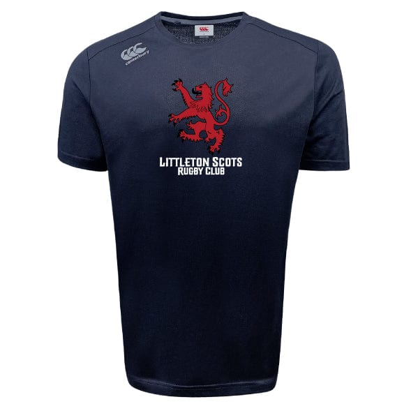 Littleton Scots Rugby Tempo Vapodri T-Shirt by Canterbury