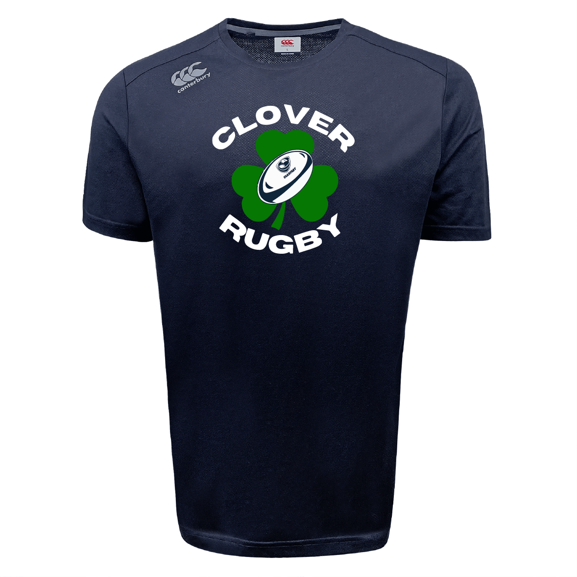 Clover Blue Eagles Rugby Tempo Vapodri T-Shirt by Canterbury