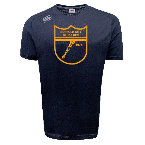 Norfolk Blues Tempo Vapodri T-Shirt by Canterbury