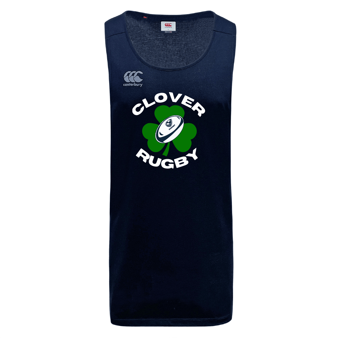 Clover Blue Eagles Rugby Tempo Vapodri Singlet by Canterbury