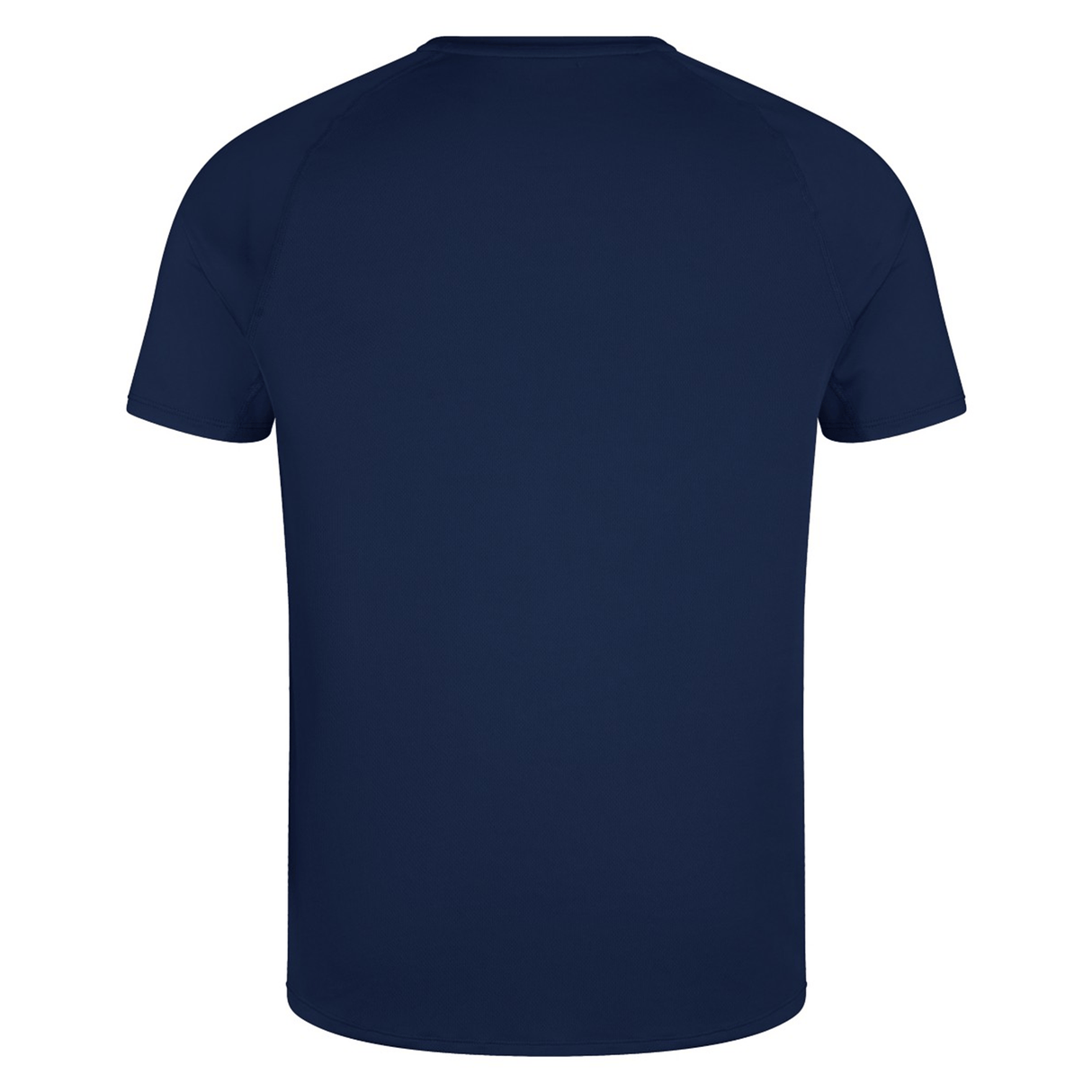 The Canterbury Large Logo Superlight Tee, shown from the back on a white background, is a lightweight performance shirt perfect for any activity.
