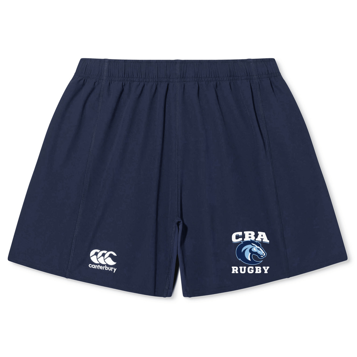 Enjoy supreme comfort with Canterbury's Christian Brothers Academy Rugby Yokohama shorts in navy. Made from lightweight fabric, they feature the "CRA Rugby" emblem on one leg and the Canterbury logo on the other, ideal for play and daily wear.
