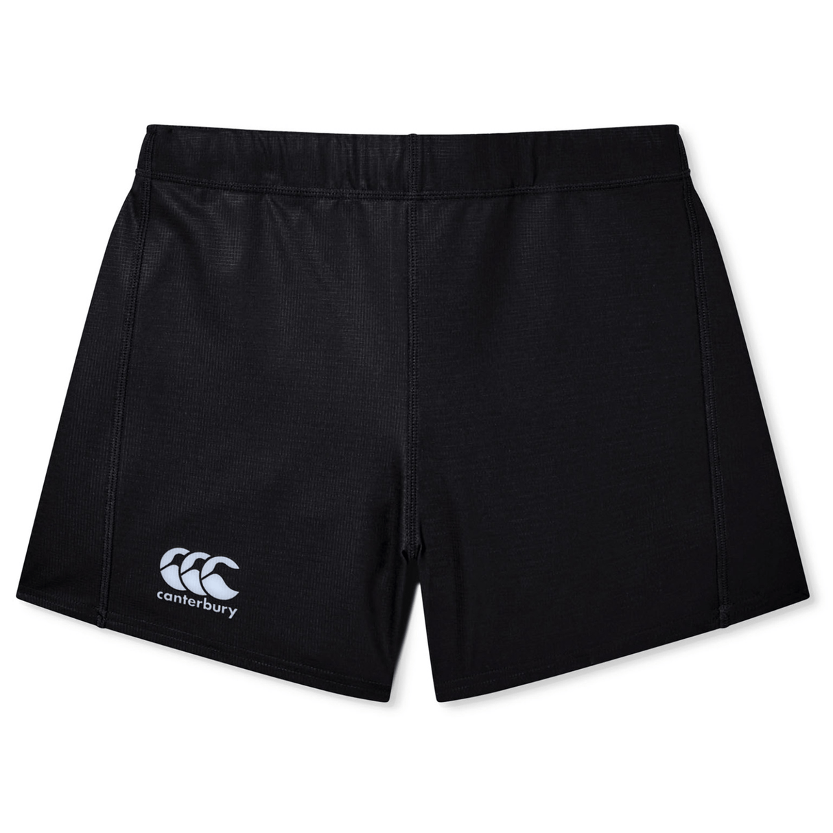 The Women's Canterbury Yokohama Short features black rugby shorts made with Vapodri fabric to keep you cool and dry. With the iconic Canterbury logo on the front, these shorts blend style and function perfectly for athletic activities.