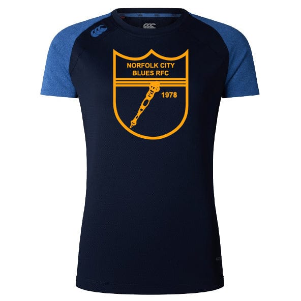 Norfolk Blues Women's Elite Training Tee by Canterbury