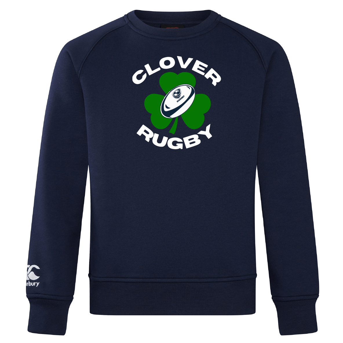 Clover Blue Eagles Rugby Club Crew Sweatshirt by Canterbury