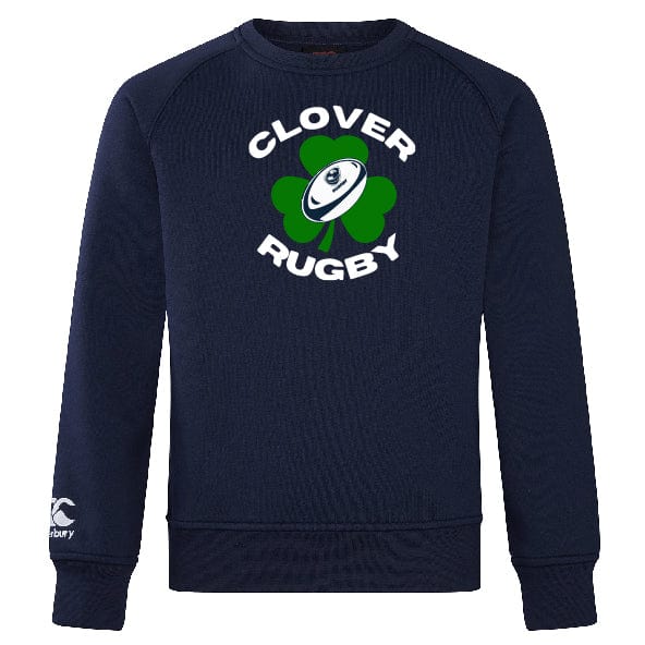 Clover Blue Eagles Rugby Club Crew Sweatshirt by Canterbury