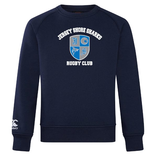Jersey Shore Sharks Club Crew Sweatshirt by Canterbury