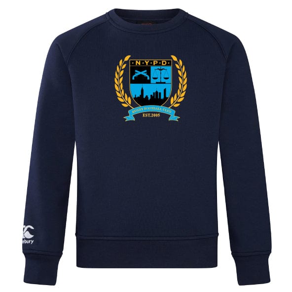 New York Police Dept. Rugby Club Crew Sweatshirt by Canterbury