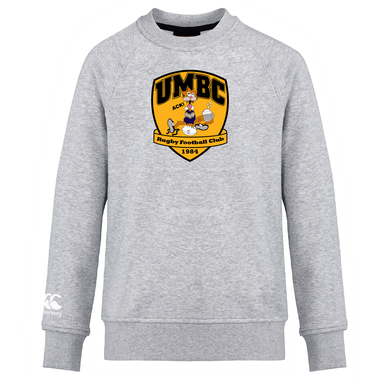 University of Maryland Baltimore County Rugby Club Crew Sweatshirt by Canterbury