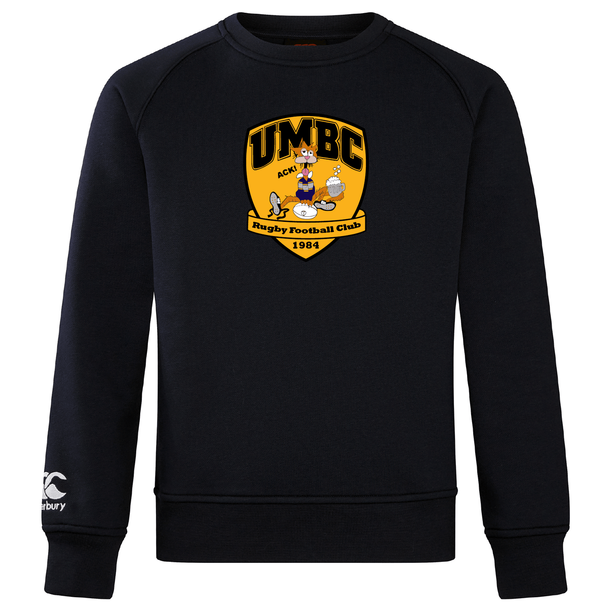 University of Maryland Baltimore County Rugby Club Crew Sweatshirt by Canterbury