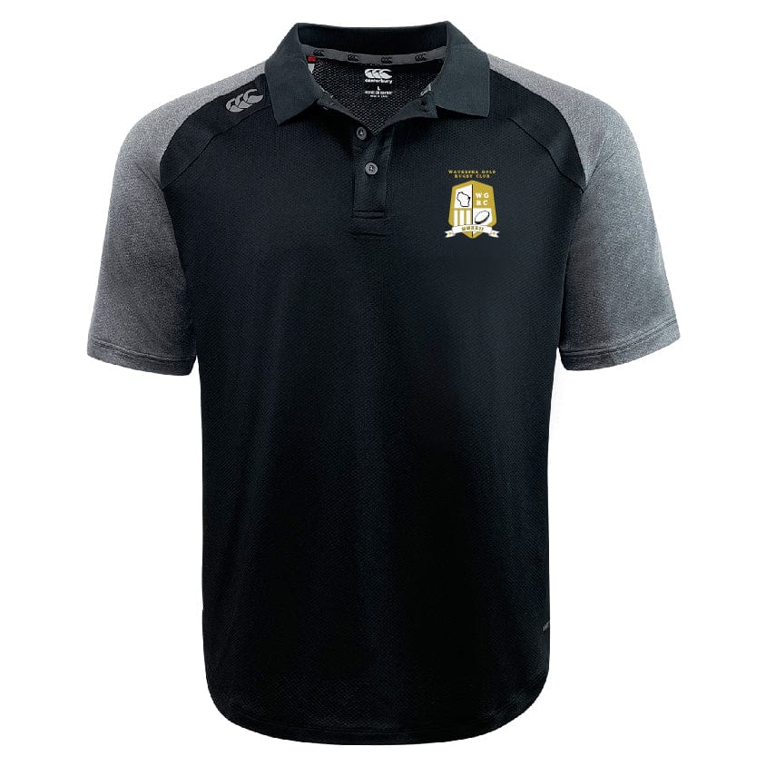 Waukesha Gold Rugby Elite Polo by Canterbury