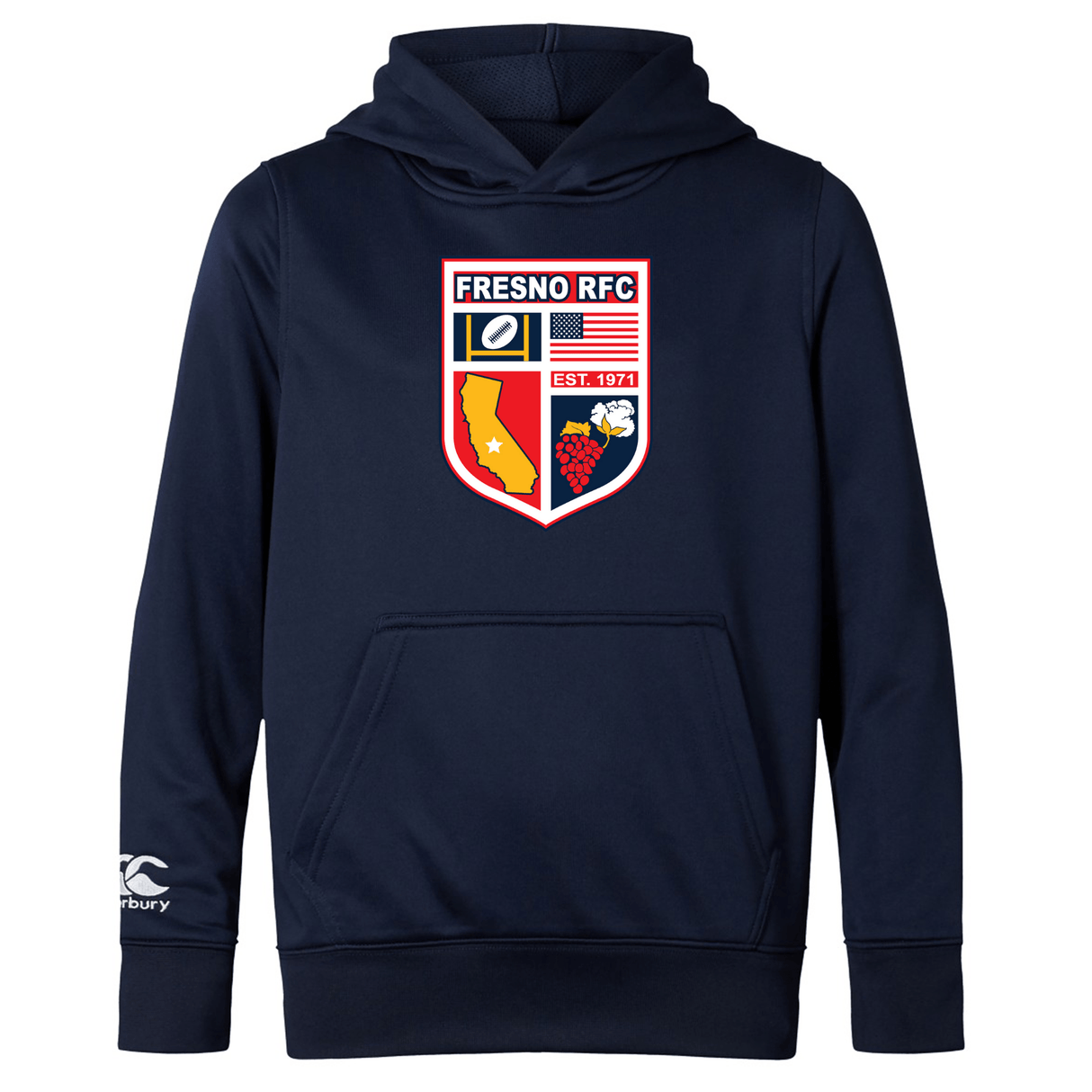 Fresno RFC Club Lightweight Hoodie by Canterbury