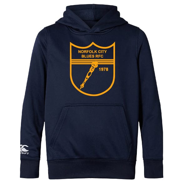 Norfolk Blues Club Lightweight Hoodie by Canterbury