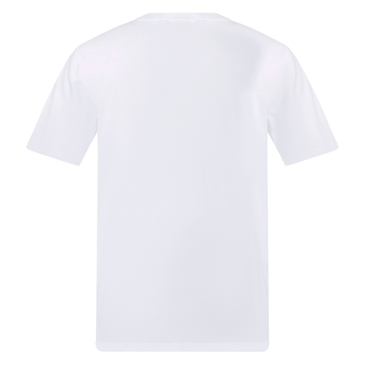 Back view of the Canterbury Uglies Logo T-shirt, a plain white cotton blend by Canterbury, shown against a white background.