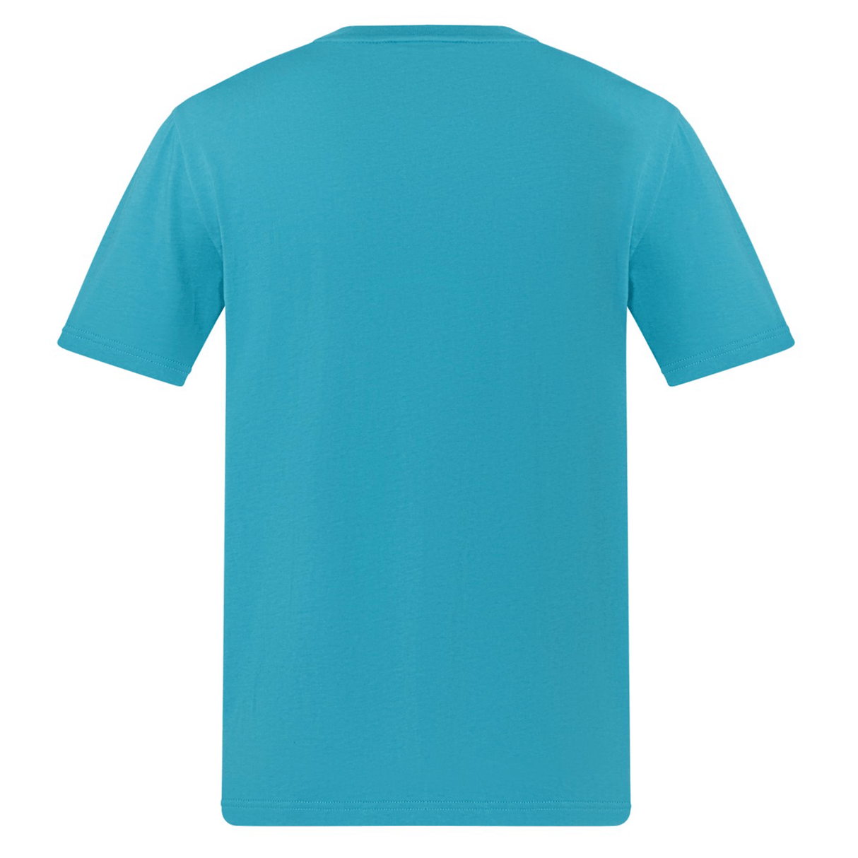 The Canterbury Uglies Logo T-shirt by Canterbury is a turquoise cotton blend tee, shown from the back on a white background, inspired by the classic Canterbury rugby shirt.