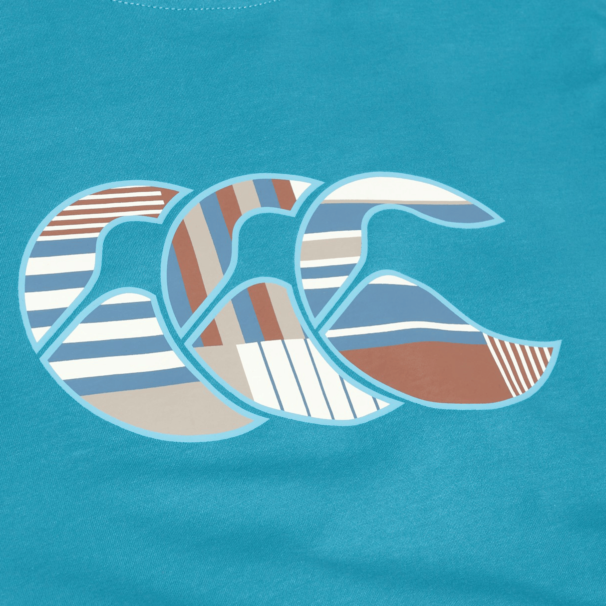The Canterbury Uglies Logo T-shirt is a blue cotton blend tee featuring the iconic Uglies Logo design from Canterbury.