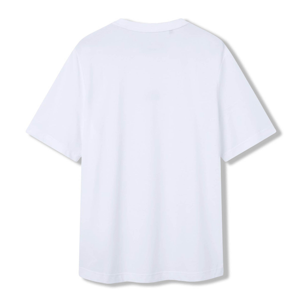 The Canterbury Tempo+ GFX Training T-Shirt by Canterbury is shown from the back, laid flat against a white background. This lightweight short-sleeve tee is ideal for training sessions.