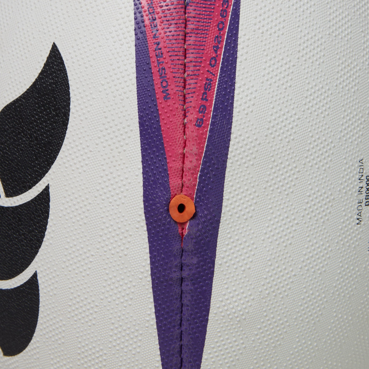 Size 5 Canterbury ball with purple pink color design variations plus the CCC logo.