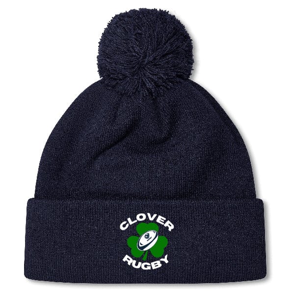 Clover Blue Eagles Rugby Pom Pom Beanie by Canterbury