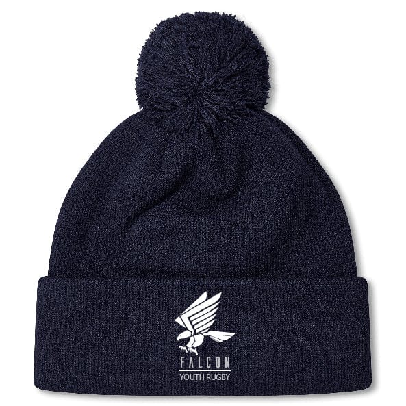 Falcon Youth Rugby Pom Pom Beanie by Canterbury