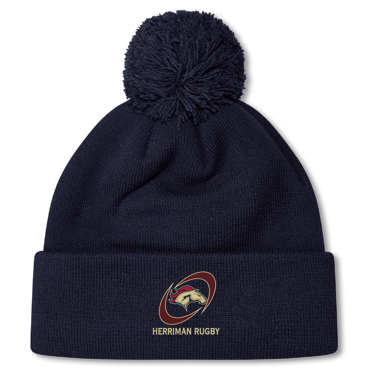 Herriman High School Rugby Pom Pom Beanie by Canterbury