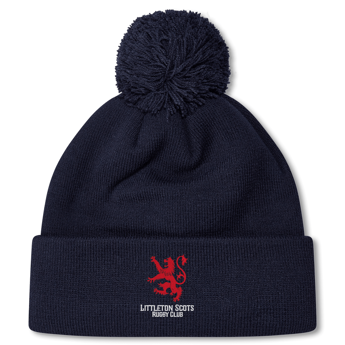 Littleton Scots Rugby Pom Pom Beanie by Canterbury
