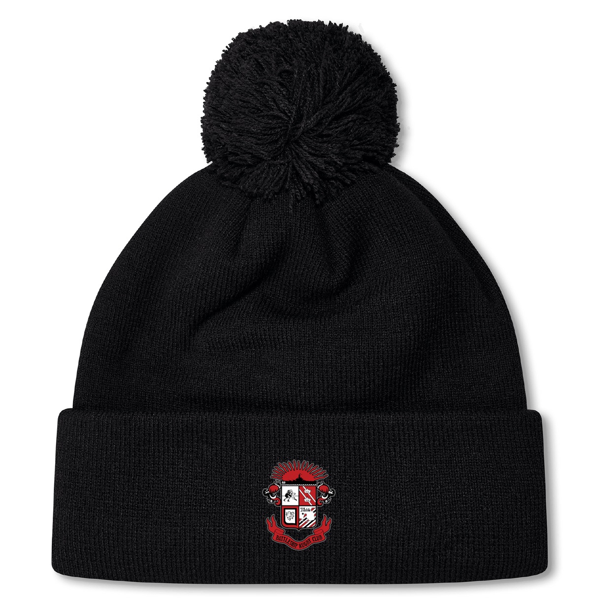 Battleship Rugby Club Pom Pom Beanie by Canterbury