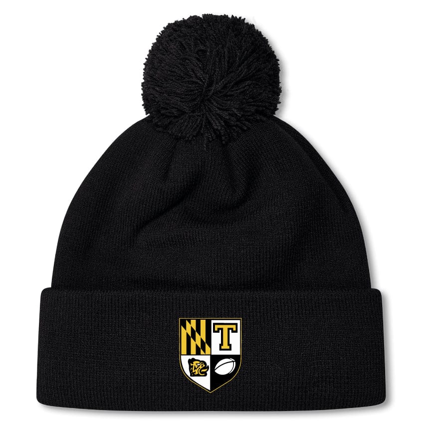 Towson University Rugby Pom Pom Beanie by Canterbury