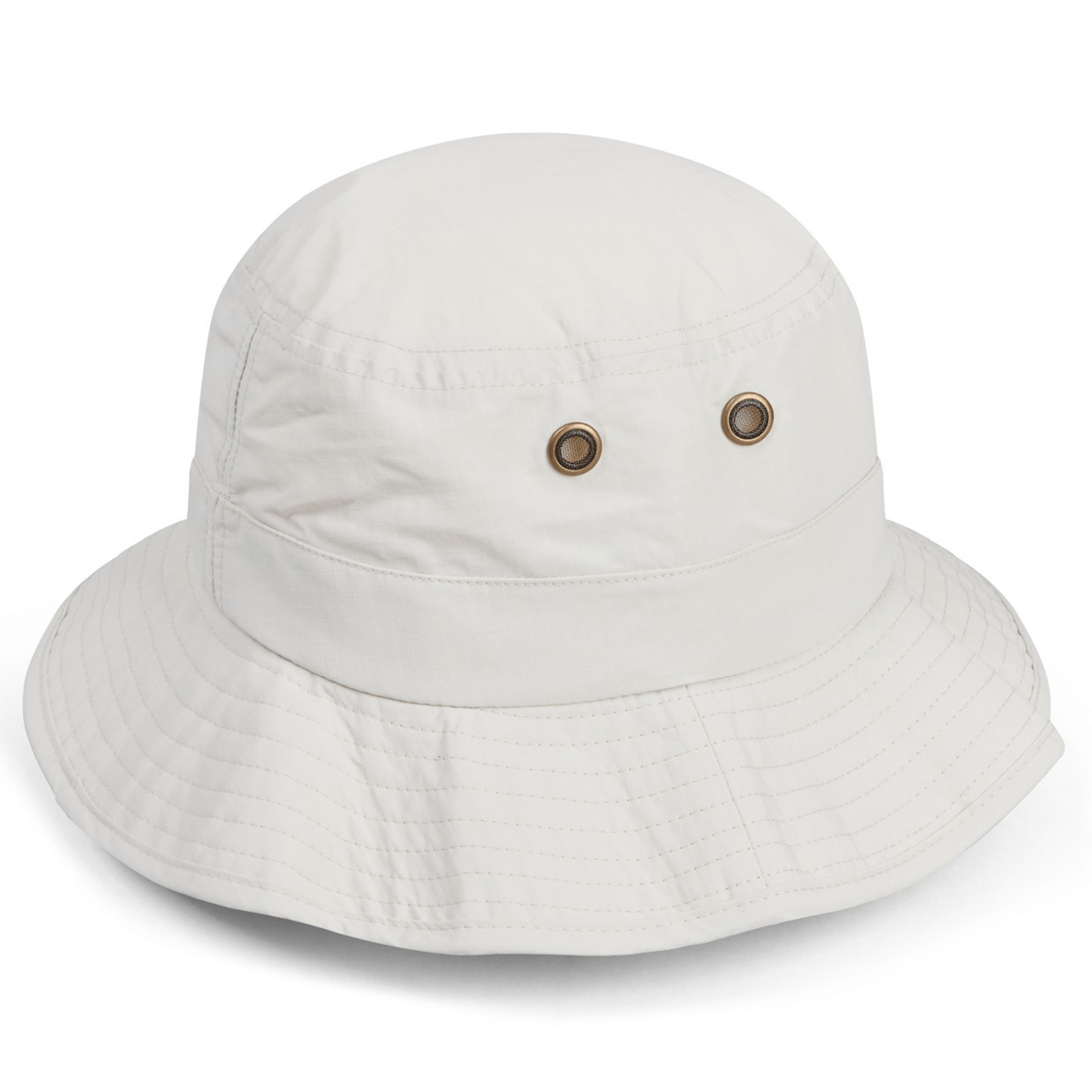 The British & Irish Lions 2025 Outback Wide Brim Bucket Hat by Canterbury is designed with quick-dry ripstop fabric and features metallic eyelets on the side to ensure breathability.