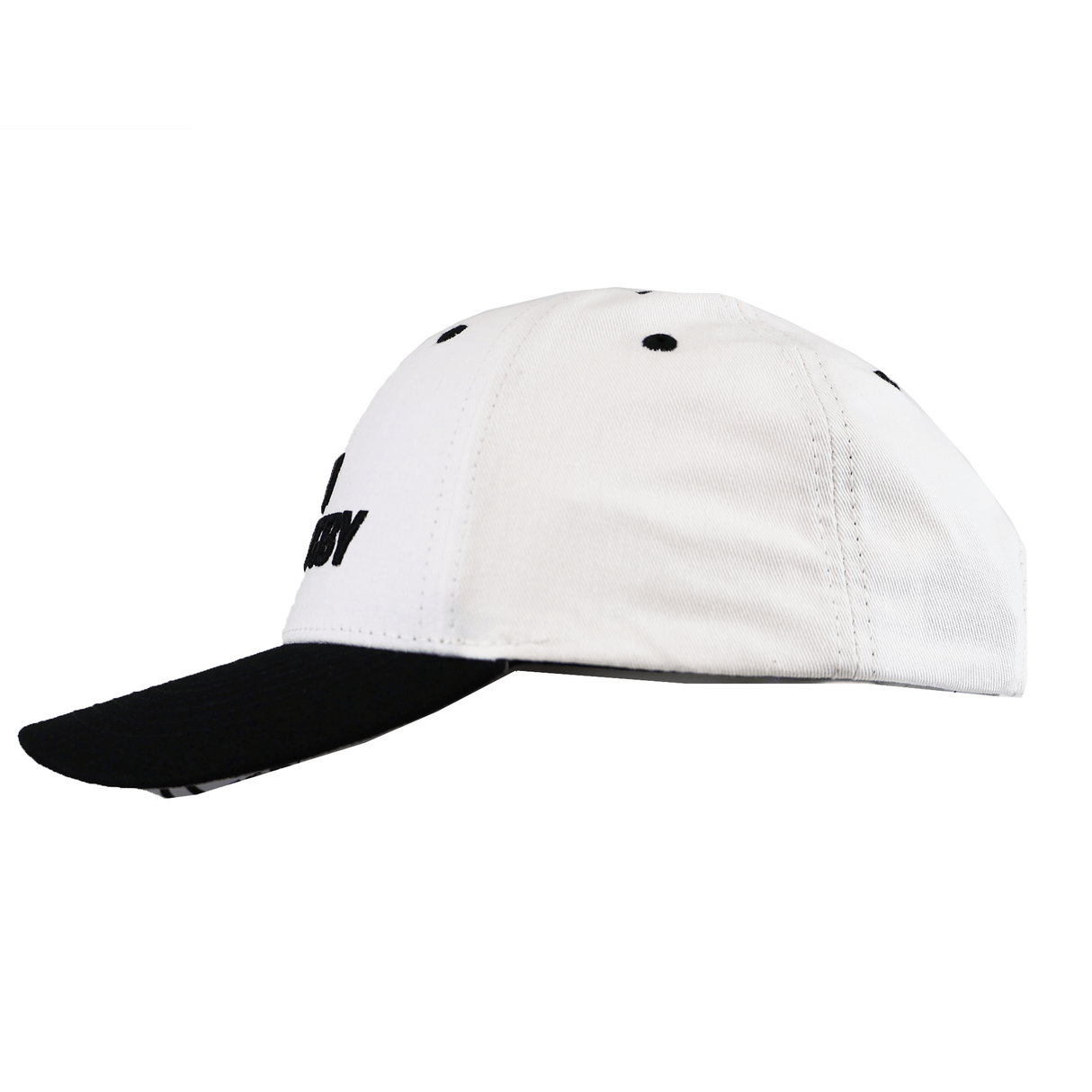 The SDS Fiji Cotton Baseball Cap is a stylish white and black accessory, perfect for Fijian rugby fans.