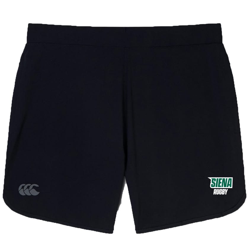 Discover the Siena College Elite Woven Short by EMB Canterbury, crafted for Siena Rugby. These black shorts offer lightweight comfort, durability, an adaptive fit, and feature a stylish front logo—ideal for intense sessions.