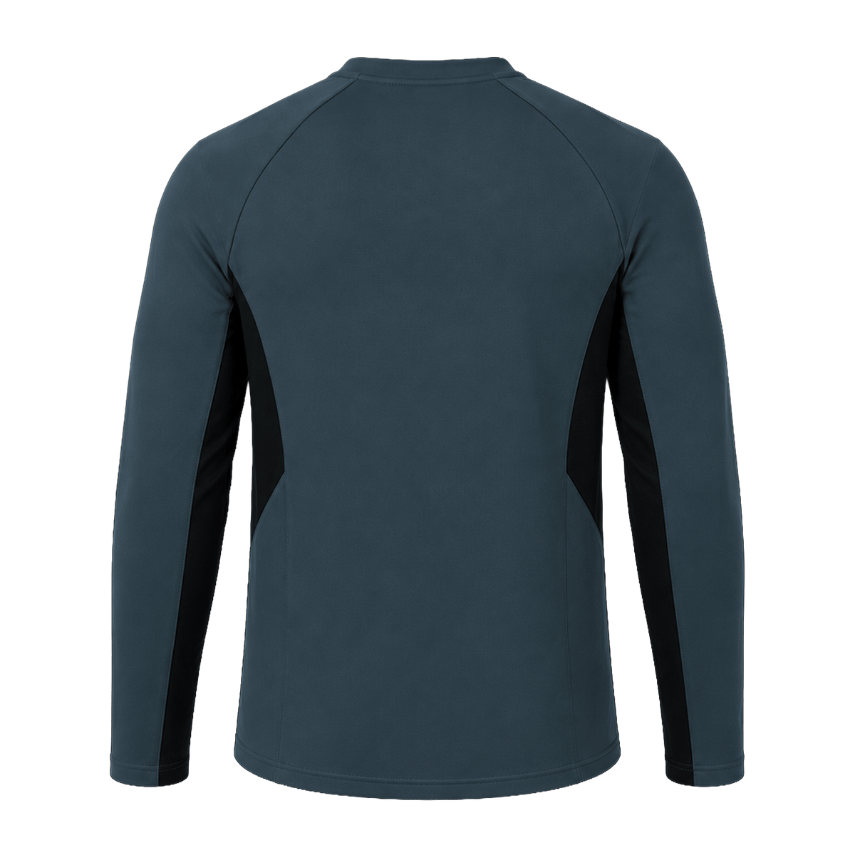 The Bath 24/25 Pro Players Long Sleeve Tee by Castore is shown from the back in dark teal with black panels, inspired by Castore’s Pro Players shirt—perfect for performance-driven training sessions.