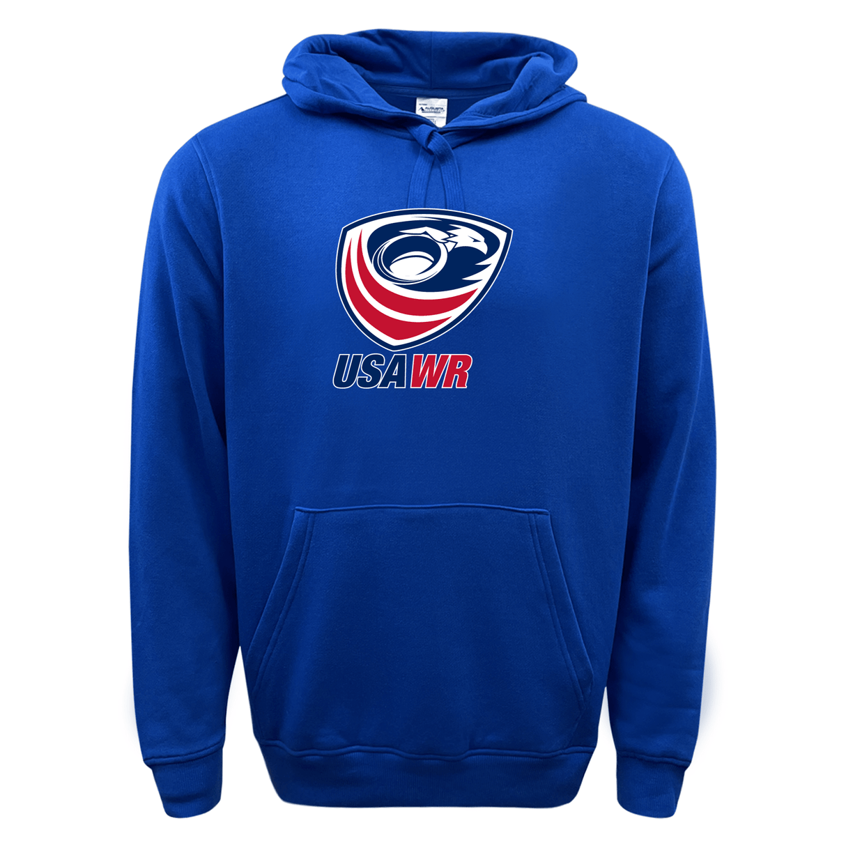 A WRS Augusta USA Wheelchair Rugby 60/40 pullover hoodie.