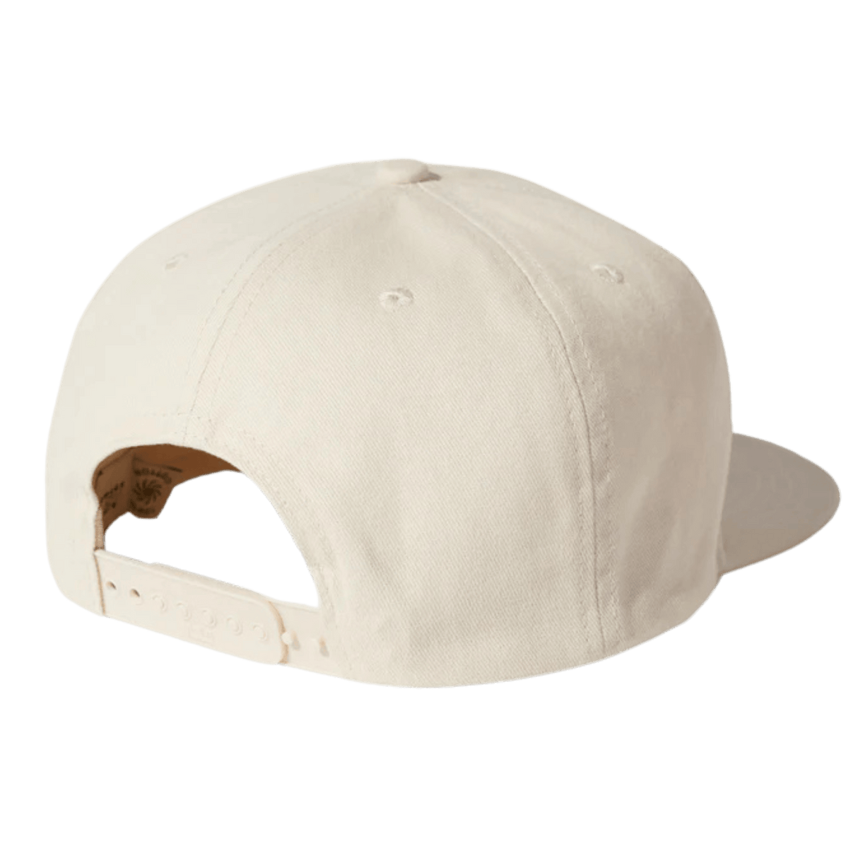 The beige baseball cap, from the Nations of Rugby Classics Collection by EMB Weld, is shown from the back with a curved brim and adjustable strap. The England Vintage Brushed Cotton Cap offers timeless style.