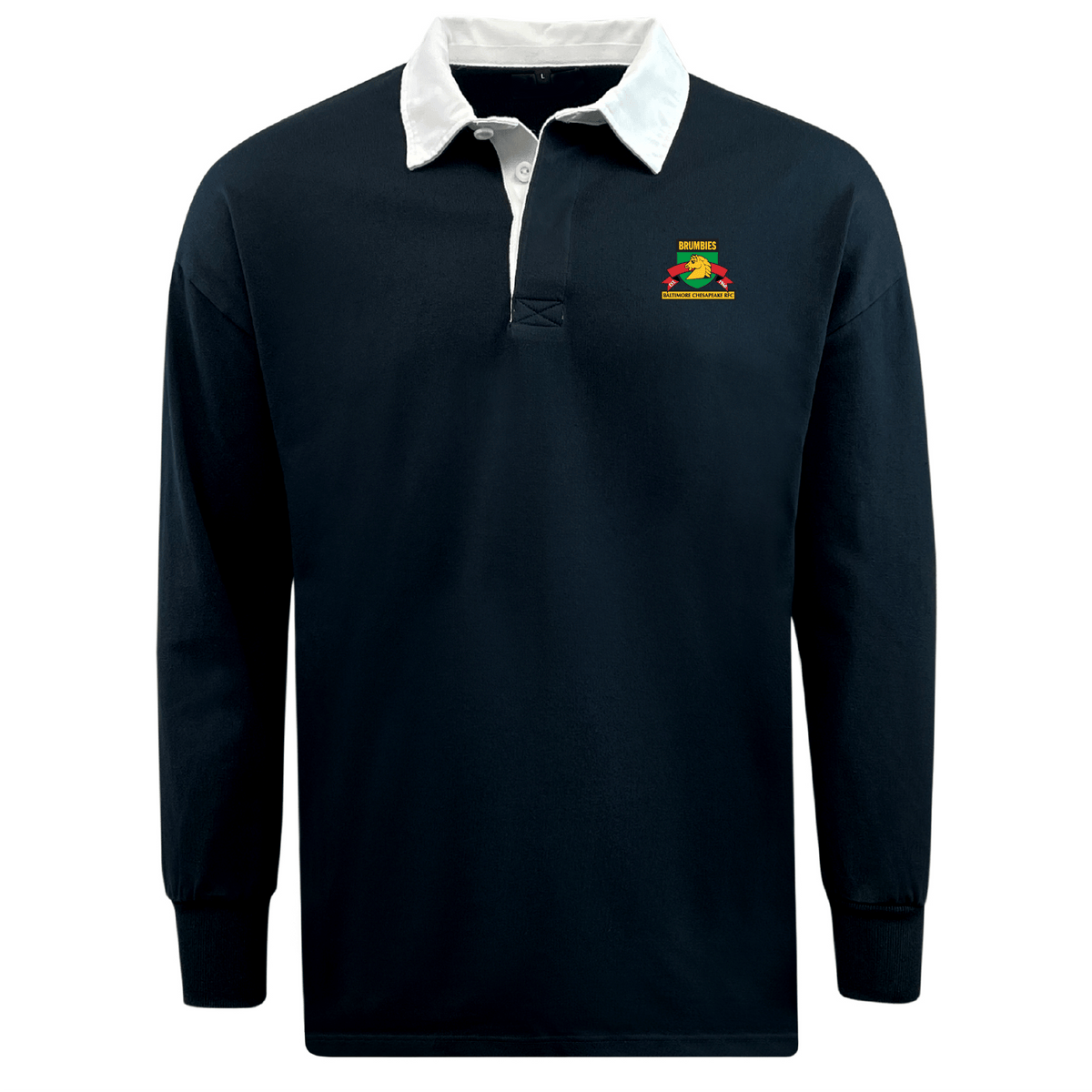 Baltimore Chesapeake Brumbies Classic Long Sleeve Solid Rugby Jersey