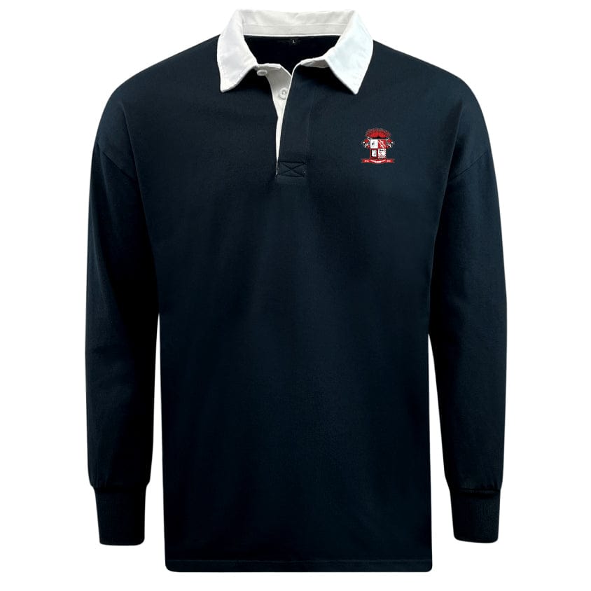 Battleship Women's Rugby Classic Long Sleeve Solid Rugby Jersey