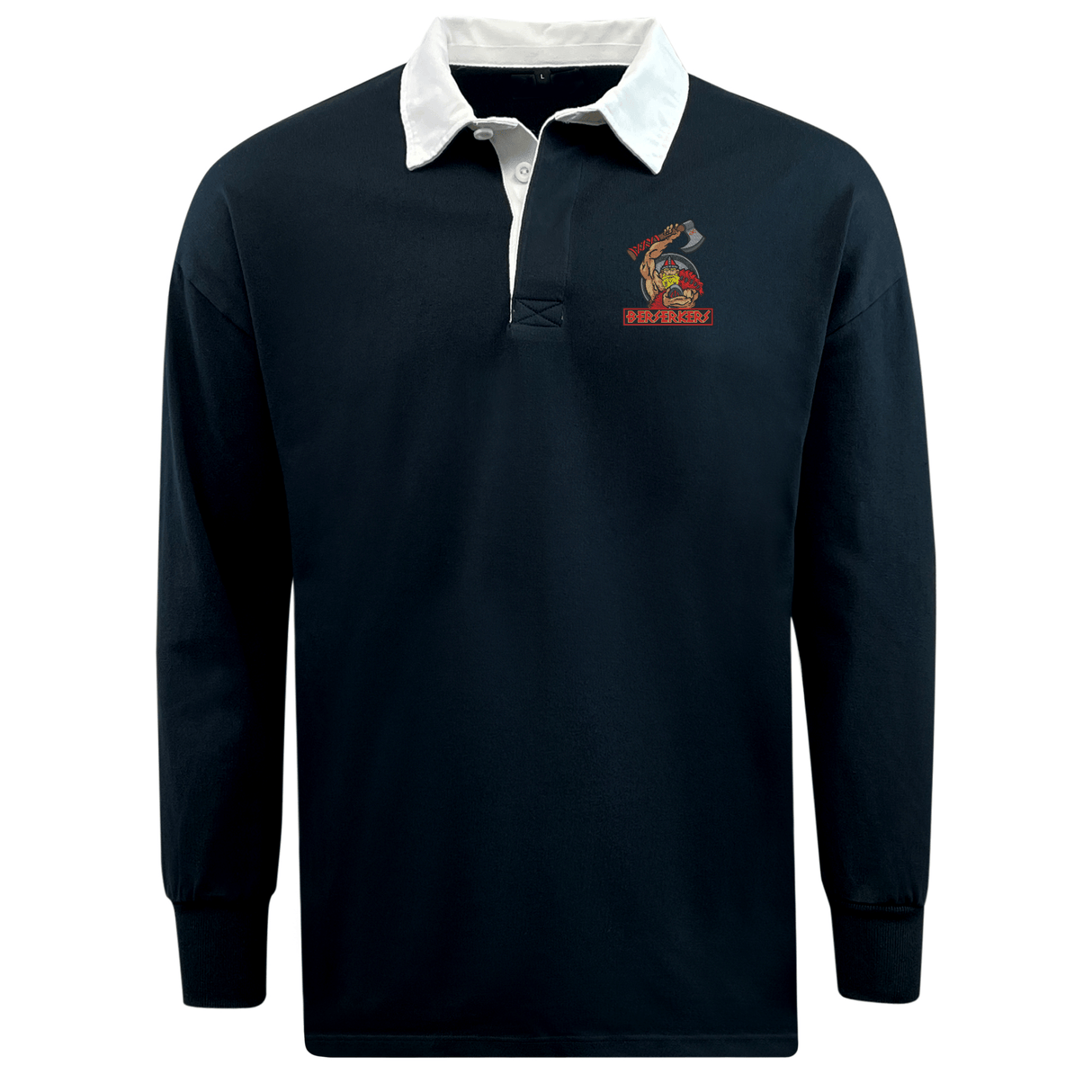Berserkers Classic Long Sleeve Solid Rugby Jersey