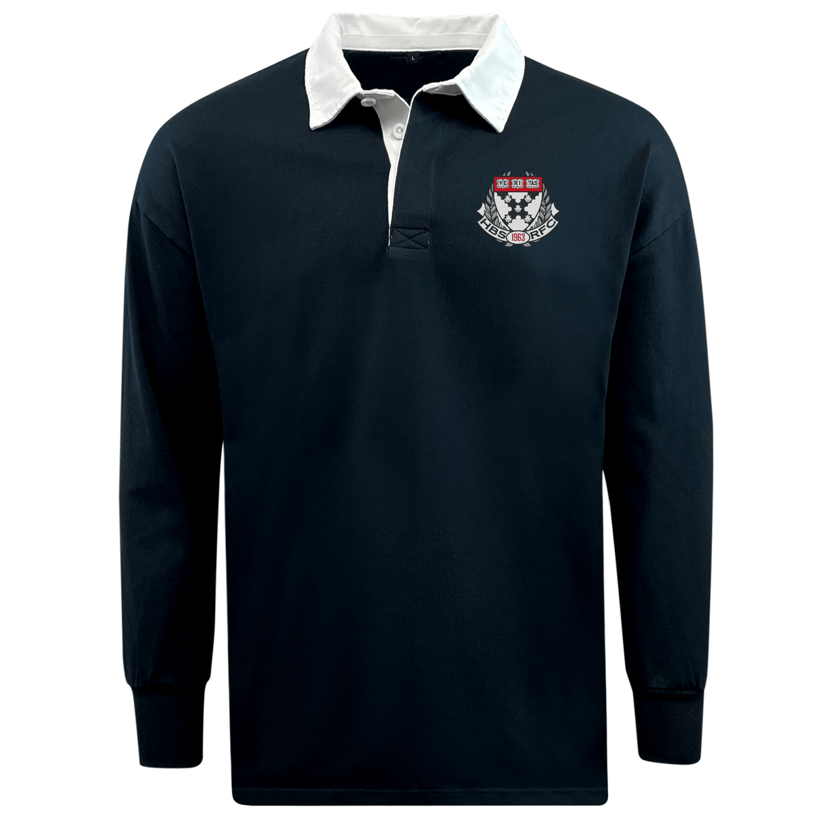 Harvard Business School RFC Classic Long Sleeve Solid Rugby Jersey
