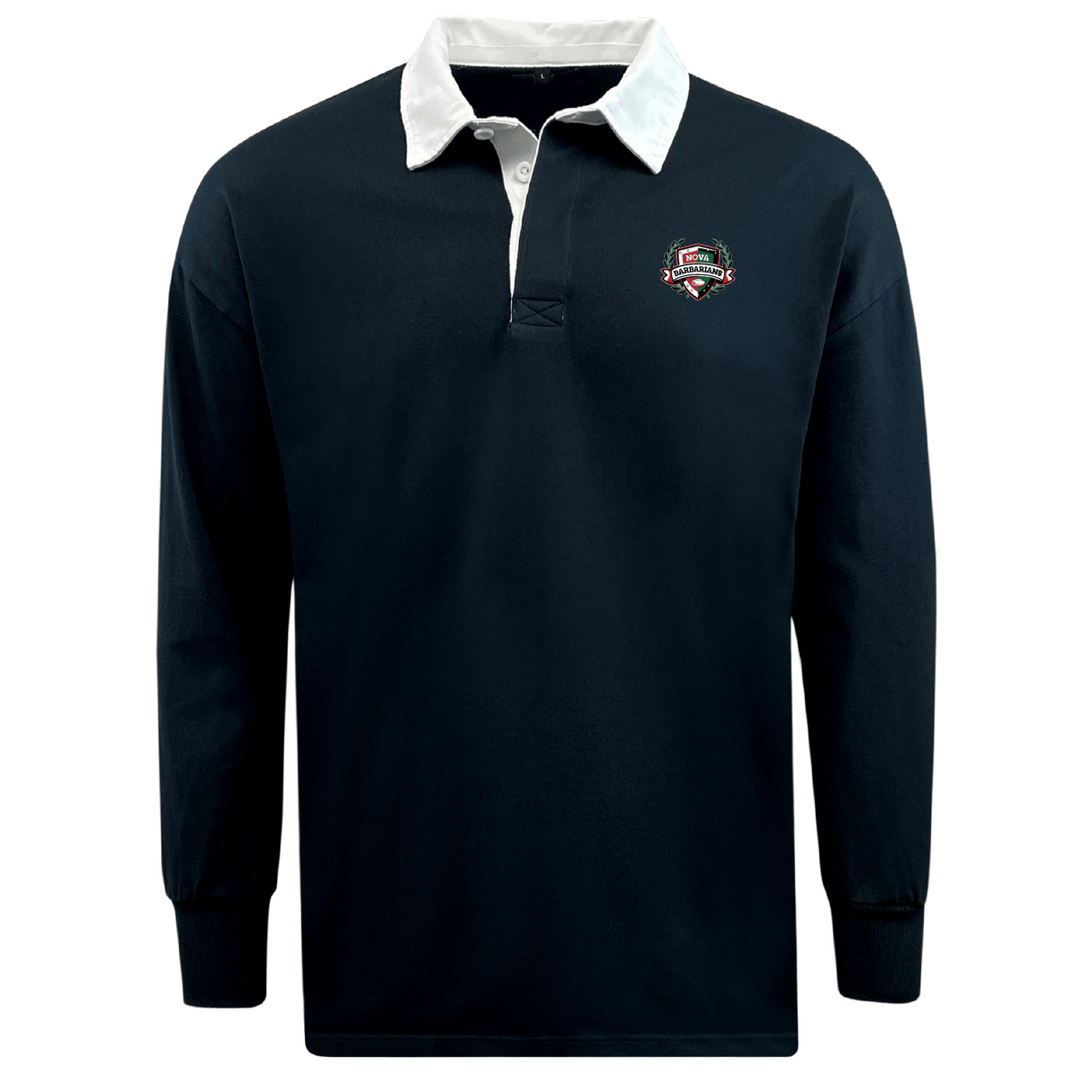 NOVA Barbarians Classic Long Sleeve Solid Rugby Jersey