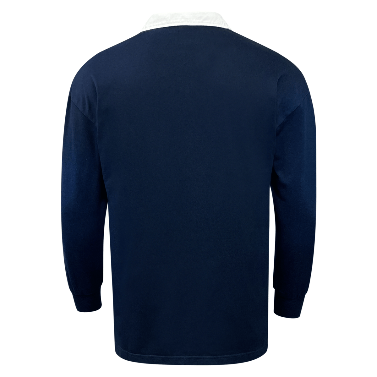 Wallabies Solid Classic Rugby Jersey by EMB Mudoo displayed from the back with a white collar.