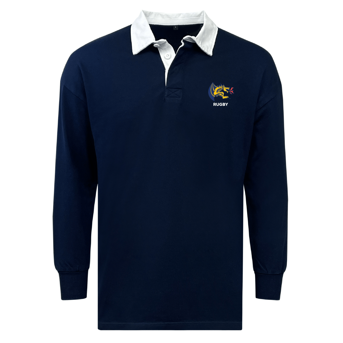 Drexel Rugby Classic Long Sleeve Solid Rugby Jersey
