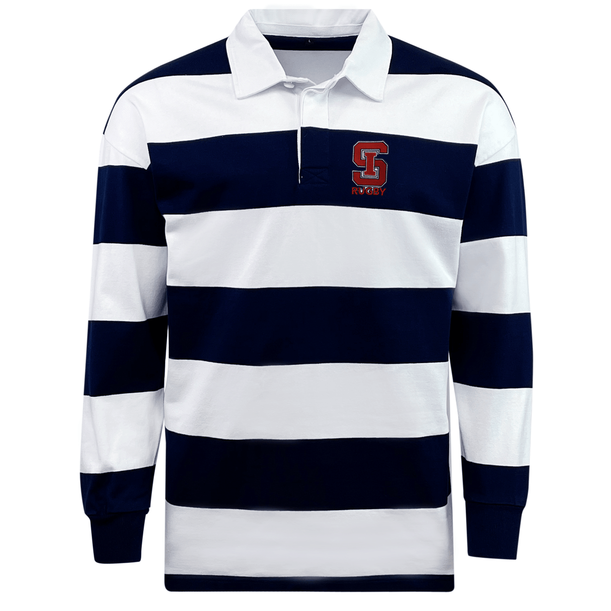 St. Ignatius Rugby Classic Long Sleeve Striped Rugby Jersey