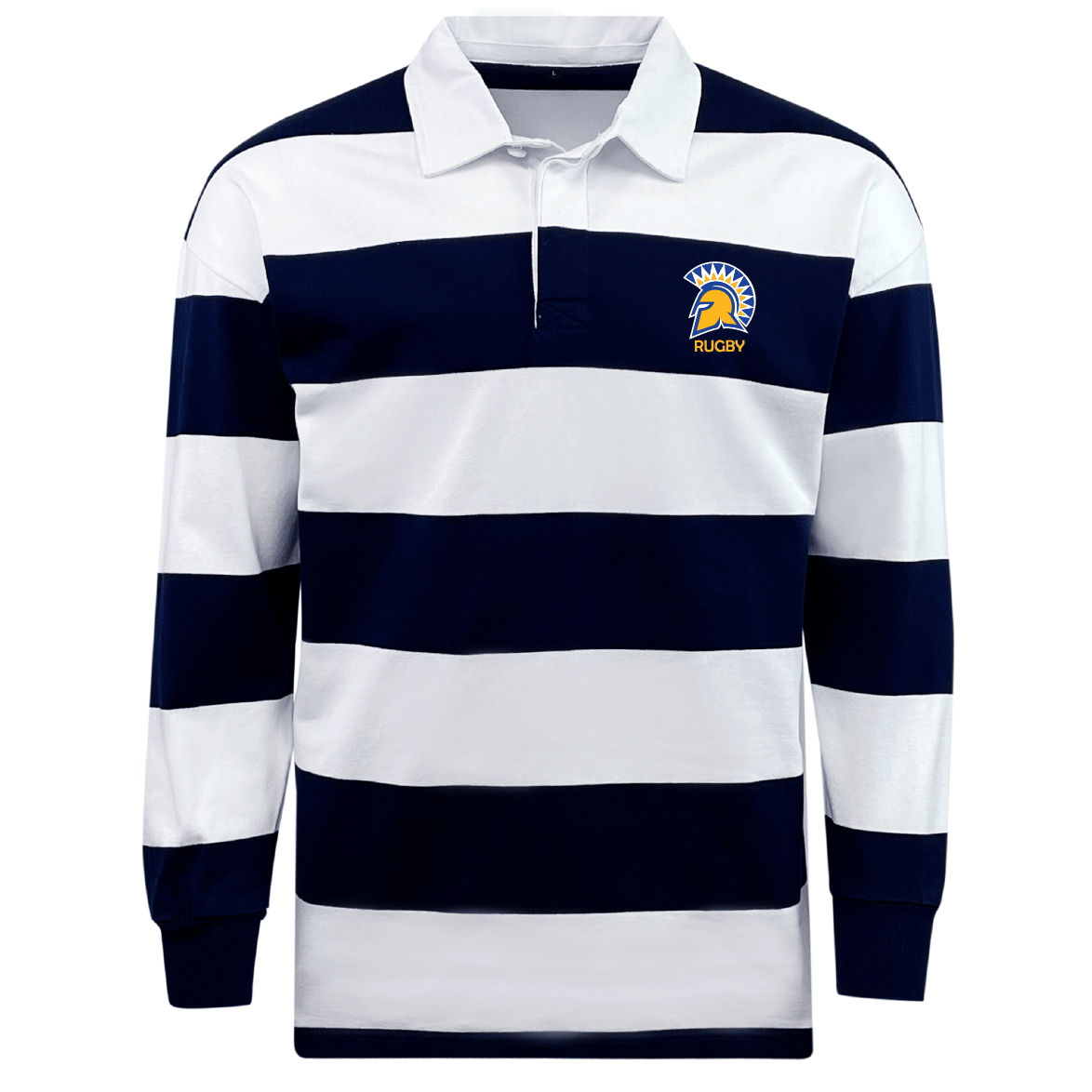Spartan Rugby Classic Long Sleeve Hooped Rugby Jersey