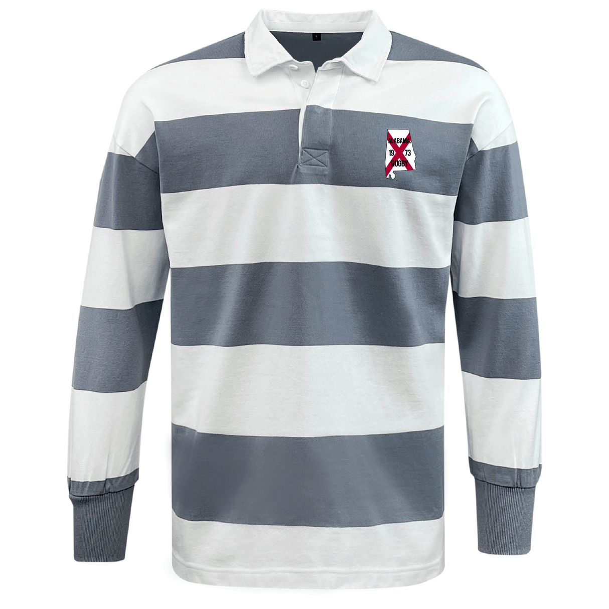 University of Alabama Rugby Classic Long Sleeve Hooped Rugby Jersey