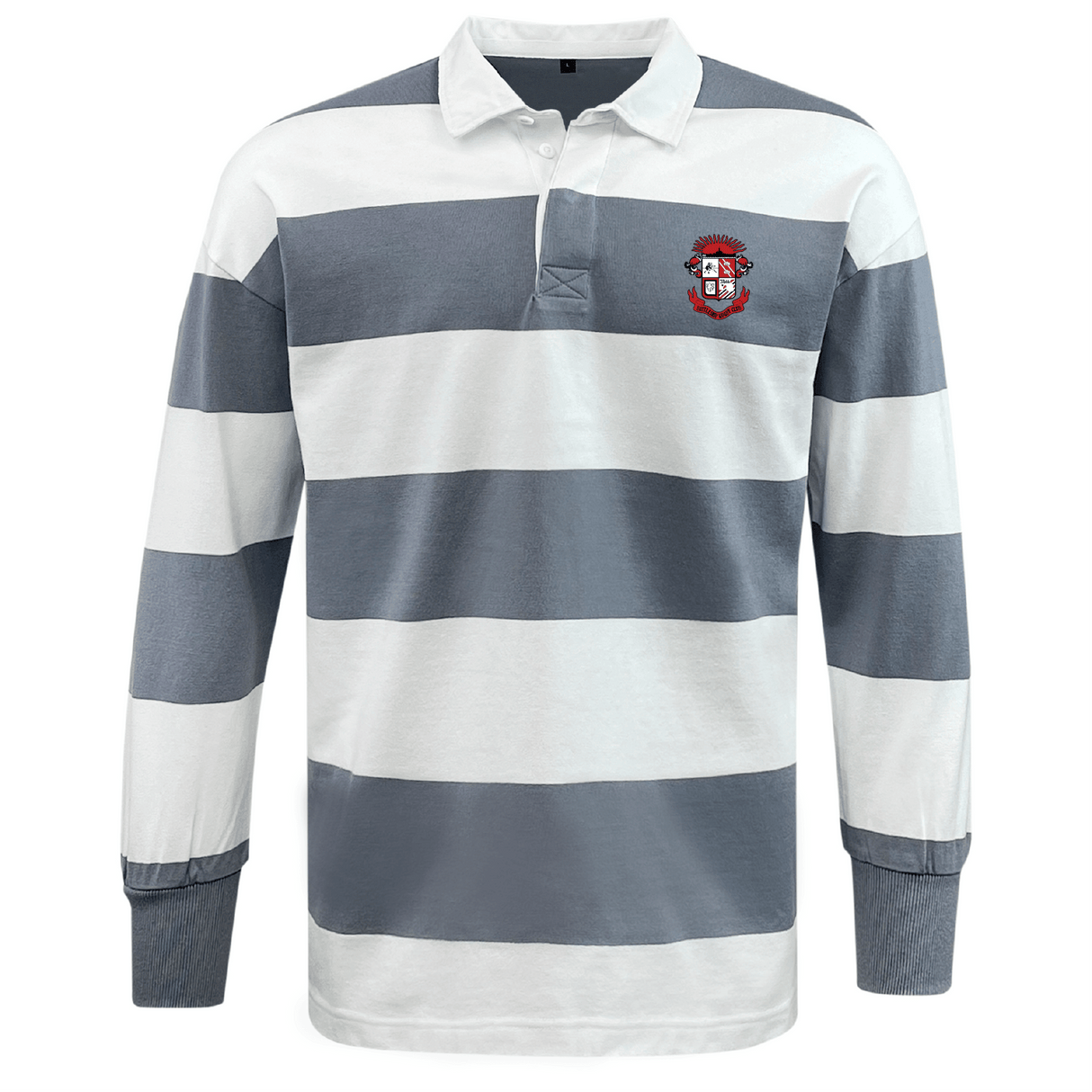 Battleship Rugby Club Classic Long Sleeve Hooped Rugby Jersey