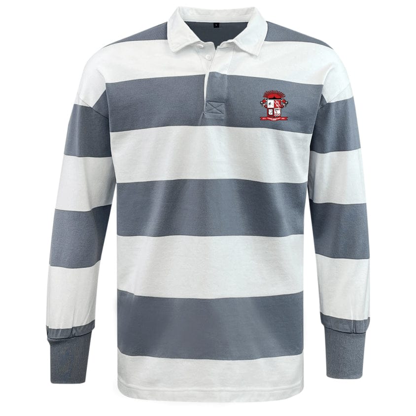 Battleship Women's Rugby Classic Long Sleeve Hooped Rugby Jersey