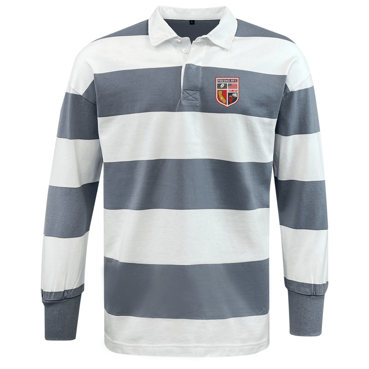 Fresno RFC Classic Long Sleeve Striped Rugby Jersey