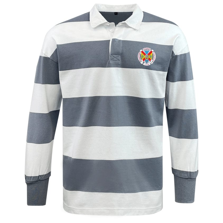 Hampden Sydney College Classic Long Sleeve Hooped Rugby Jersey