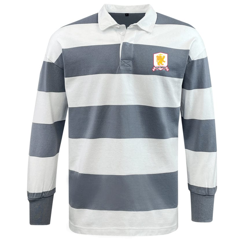 Hartselle Highlanders Classic Long Sleeve Hooped Rugby Jersey
